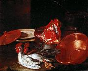 Cristoforo Munari vasellame di coccio e di peltro china oil painting artist